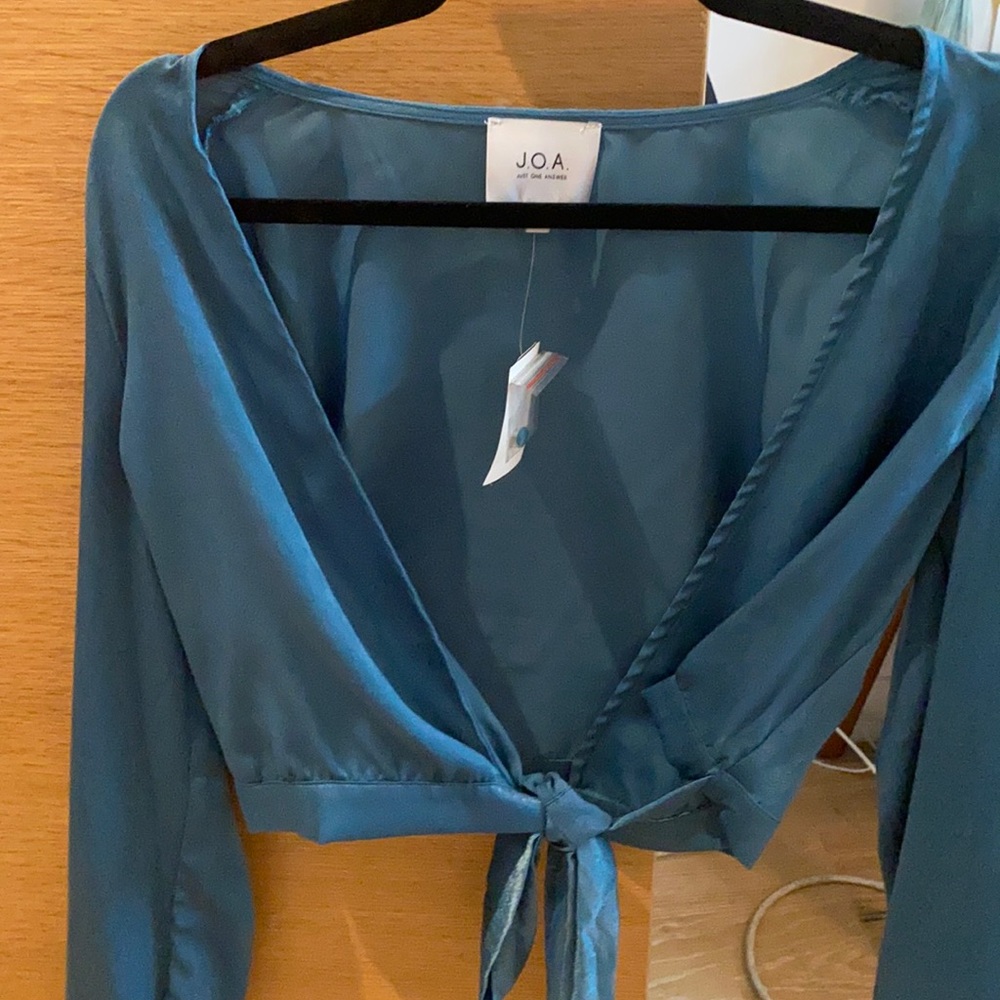 brand new teal j.o.a. shirt never worn with tags